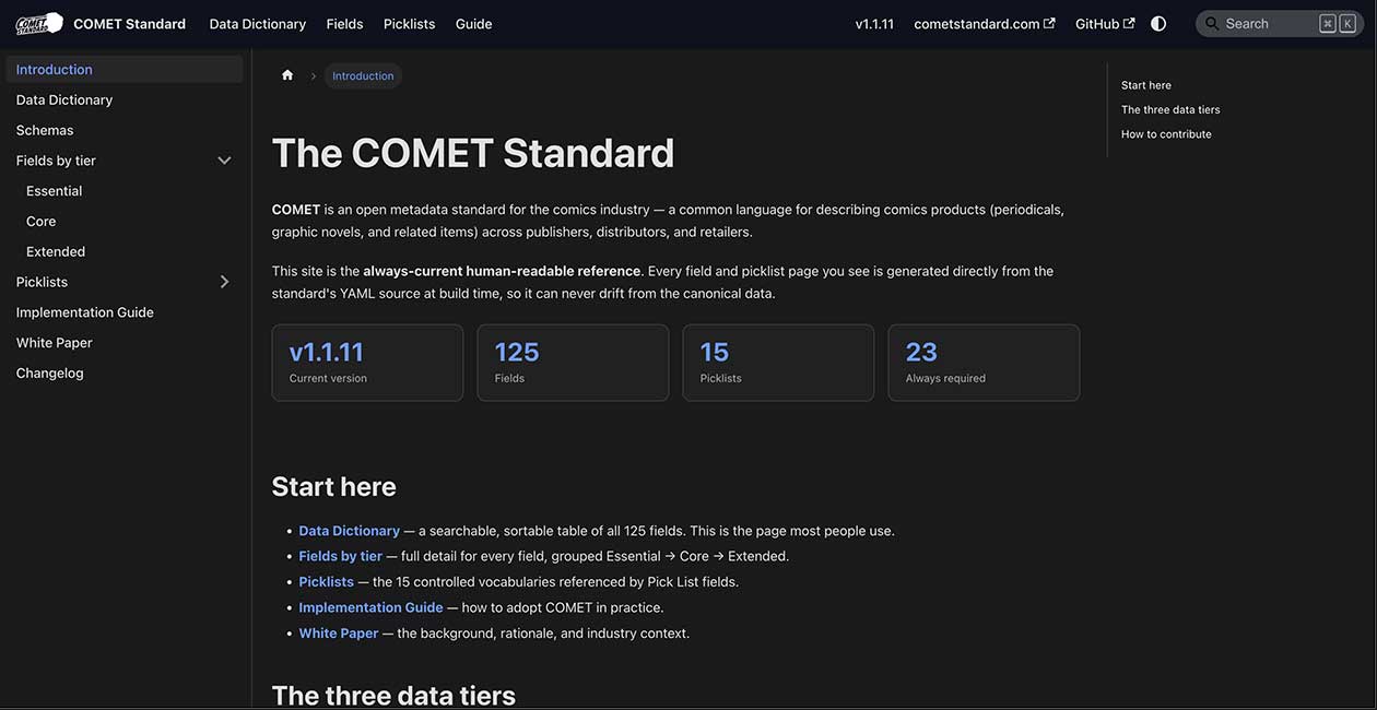COMET Website